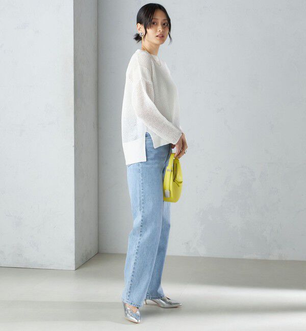 SHIPS for women「〈手洗い可能〉メッシュ ニット ◇」|ニット・セーター|