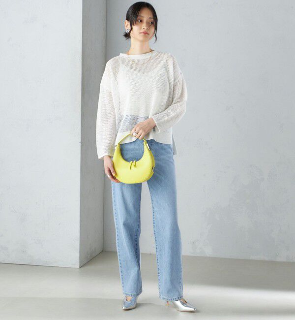 SHIPS for women「〈手洗い可能〉メッシュ ニット ◇」|ニット・セーター|