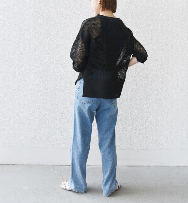 SHIPS for women「〈手洗い可能〉メッシュ ニット ◇」|ニット・セーター|