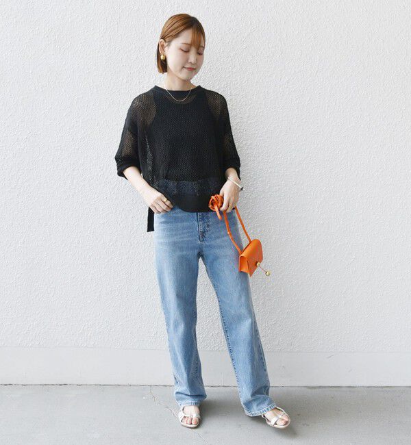 SHIPS for women「〈手洗い可能〉メッシュ ニット ◇」|ニット・セーター|
