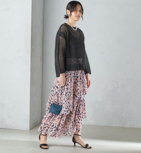 SHIPS for women「〈手洗い可能〉メッシュ ニット ◇」|ニット・セーター|