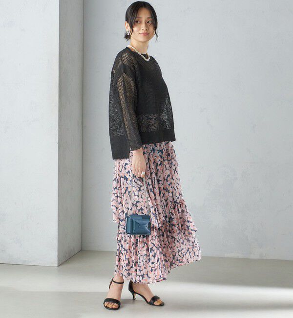 SHIPS for women「〈手洗い可能〉メッシュ ニット ◇」|ニット・セーター|