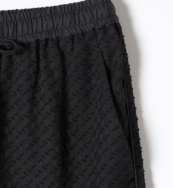 quaranciel「quaranciel:〈手洗い可能〉カットジャカード ジオメトリック ワイド パンツ」|その他|