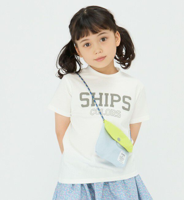 SHIPS Colors 「SHIPS Colors: ボディバッグ TEE(80~130cm)◇」|Tシャツ・カットソー|オフホワイト