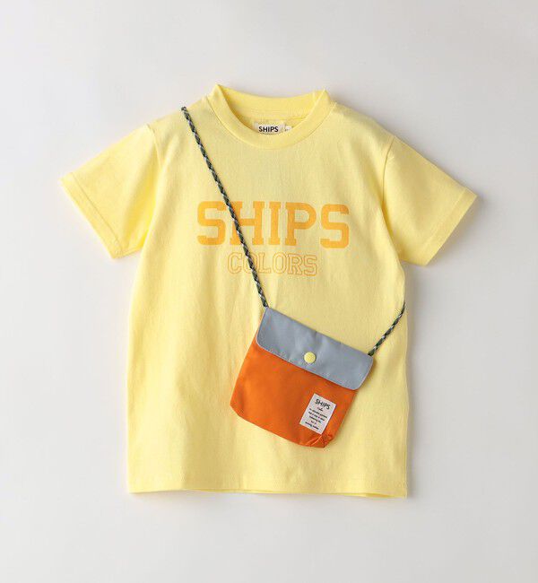 SHIPS Colors 「SHIPS Colors: ボディバッグ TEE(80~130cm)◇」|Tシャツ・カットソー|イエロー