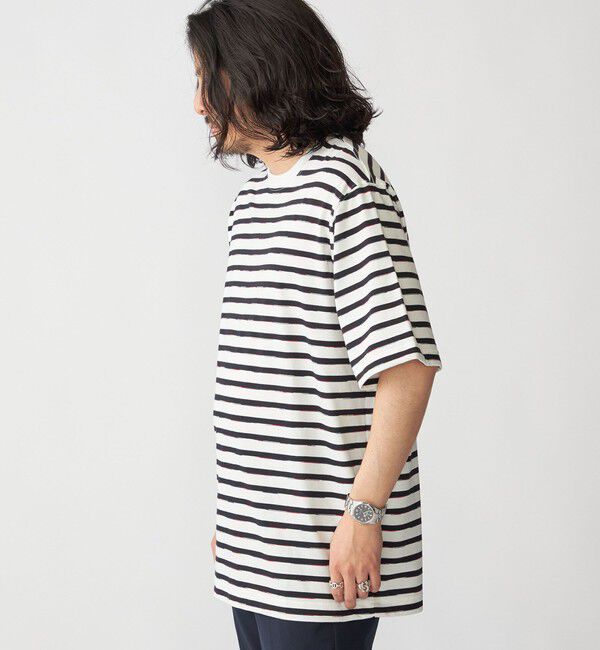 SHIPS「SHIPS: カスリ マルチ ボーダー Tシャツ」|Tシャツ・カットソー|