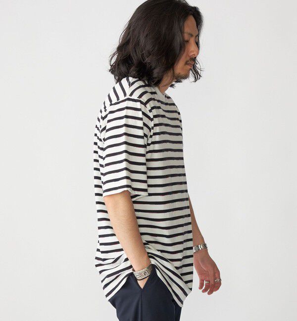 SHIPS「SHIPS: カスリ マルチ ボーダー Tシャツ」|Tシャツ・カットソー|