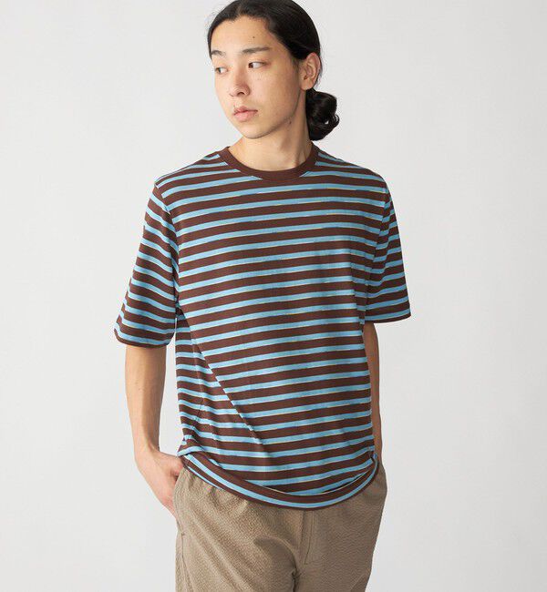 SHIPS「SHIPS: カスリ マルチ ボーダー Tシャツ」|Tシャツ・カットソー|