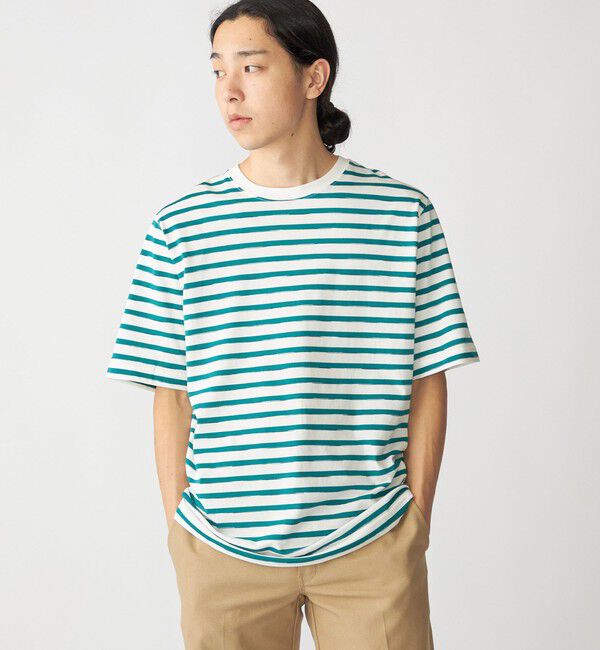 SHIPS「SHIPS: カスリ マルチ ボーダー Tシャツ」|Tシャツ・カットソー|