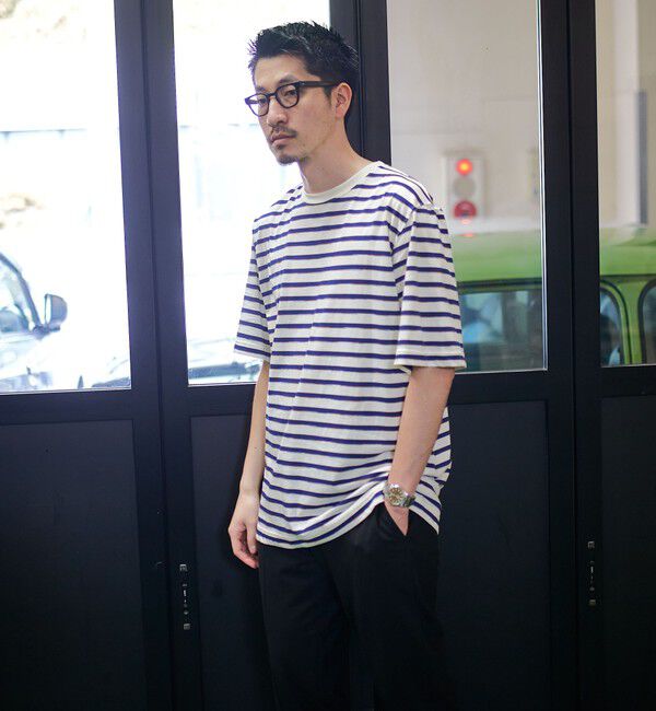 SHIPS「SHIPS: カスリ マルチ ボーダー Tシャツ」|Tシャツ・カットソー|