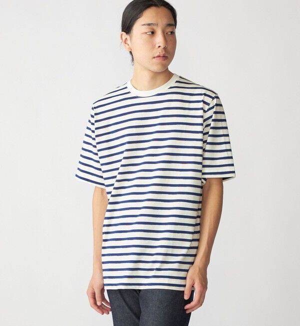 SHIPS「SHIPS: カスリ マルチ ボーダー Tシャツ」|Tシャツ・カットソー|