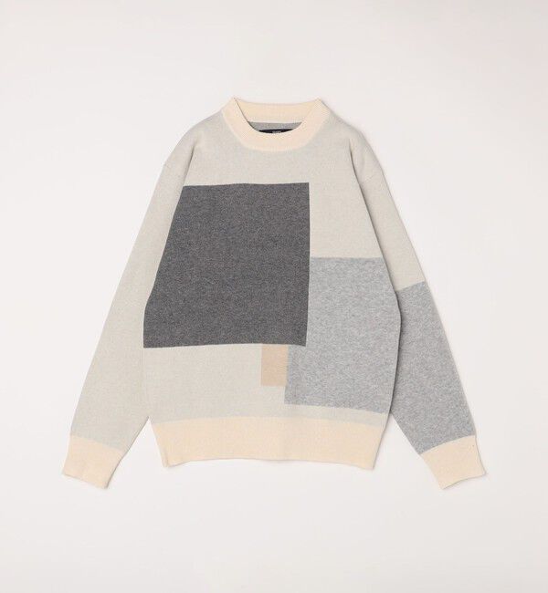 SHIPS Colors 「SHIPS Colors:〈洗濯機可能〉総柄 ジャカード ニット」|ニット・セーター|