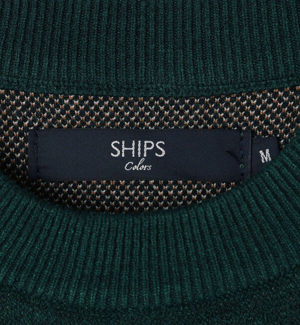 SHIPS Colors 「SHIPS Colors:〈洗濯機可能〉総柄 ジャカード ニット」|ニット・セーター|