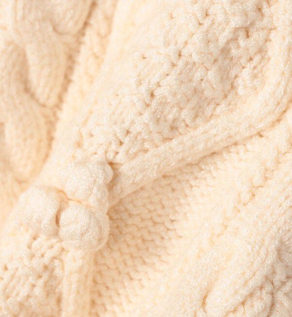 SHIPS KIDS「SHIPS KIDS:80～90cm /〈洗濯機可能〉ケーブル ニット カーディガン」|カーディガン|