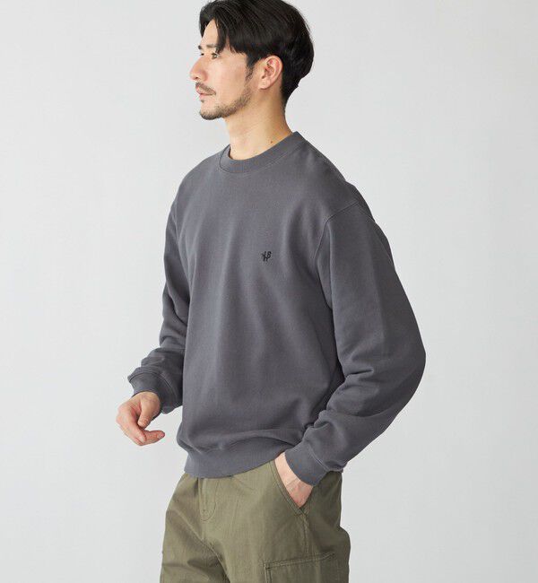 SHIPS「【WEB限定】SHIPS: ワンポイント ロゴ オープンエンド テリー ボールウォッシュ スウェット」|スウェット・ジャージ|