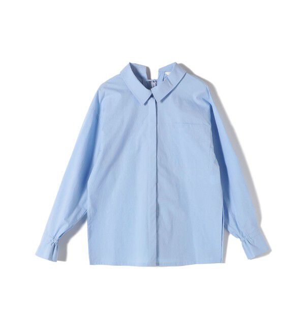 SHIPS for women「【WEB限定】〈洗濯機可能〉バックデザイン レギュラーカラー シャツ」|シャツ・ブラウス|