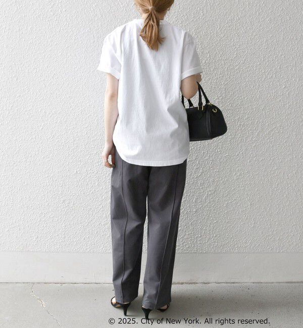 SHIPS any「GOOD ROCK SPEED:〈洗濯機可能〉NYC カラー ロゴ プリント TEE」|Tシャツ・カットソー|