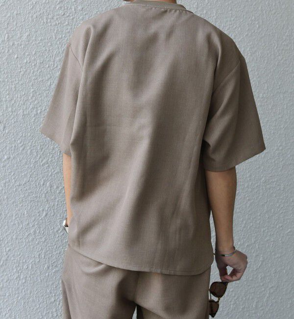 SHIPS any「SHIPS any:〈洗濯機可能〉ラウンド フェイク レイヤード Tシャツ(セットアップ対応) 25SS◇」|Tシャツ・カットソー|