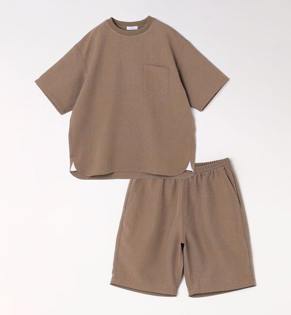 SHIPS any「SHIPS any:〈洗濯機可能〉ラウンド フェイク レイヤード Tシャツ(セットアップ対応) 25SS◇」|Tシャツ・カットソー|