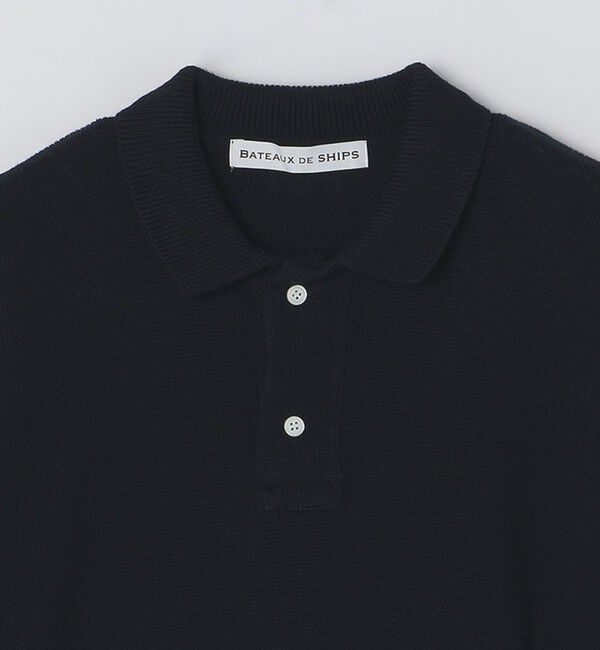 SHIPS「BATEAUX DE SHIPS: ニット ポロシャツ」|ポロシャツ|