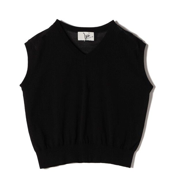 SHIPS for women「Wai＋:〈手洗い可能〉Vネック ベスト」|ニット・セーター|