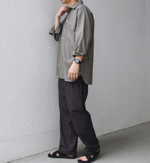 SHIPS any「SHIPS any: コットン/リネン 7分袖 スキッパー プルオーバー シャツ◇◇」|シャツ・ブラウス|