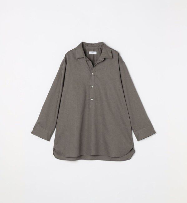 SHIPS any「SHIPS any: コットン/リネン 7分袖 スキッパー プルオーバー シャツ◇◇」|シャツ・ブラウス|