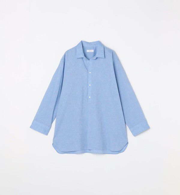 SHIPS any「SHIPS any: コットン/リネン 7分袖 スキッパー プルオーバー シャツ◇◇」|シャツ・ブラウス|