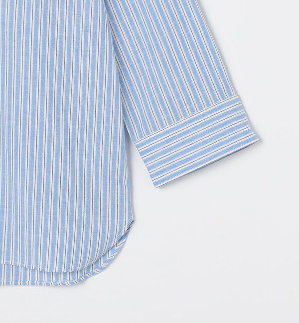 SHIPS any「SHIPS any: コットン/リネン 7分袖 スキッパー プルオーバー シャツ◇◇」|シャツ・ブラウス|