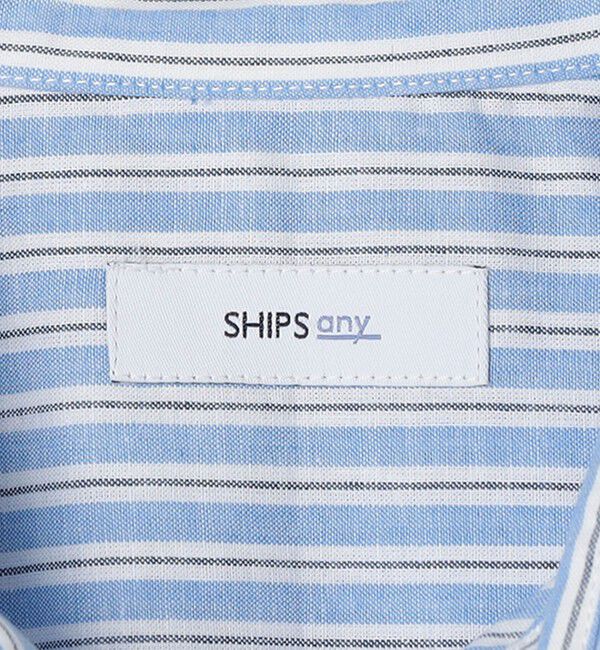 SHIPS any「SHIPS any: コットン/リネン 7分袖 スキッパー プルオーバー シャツ◇◇」|シャツ・ブラウス|