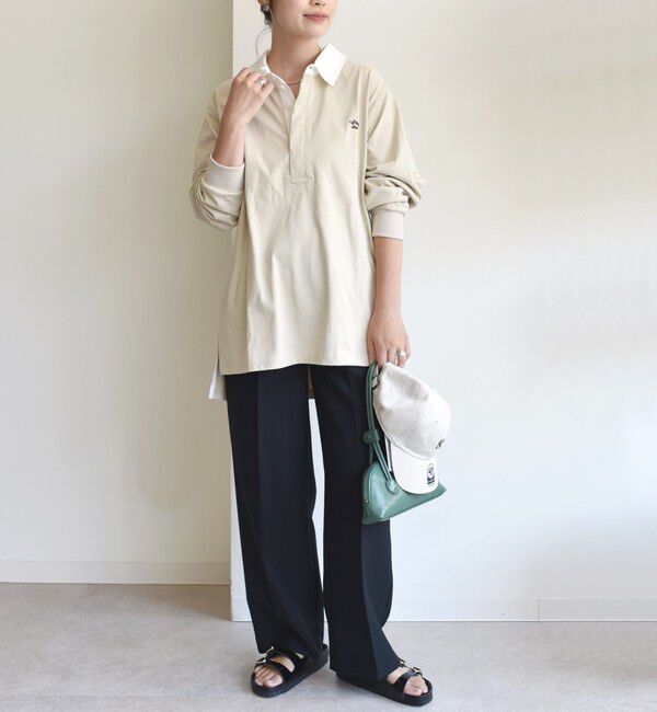 SHIPS for women「【SHIPS別注】LOGAN KNITTING MILLS:〈洗濯機可能〉ラガー シャツ」|Tシャツ・カットソー|