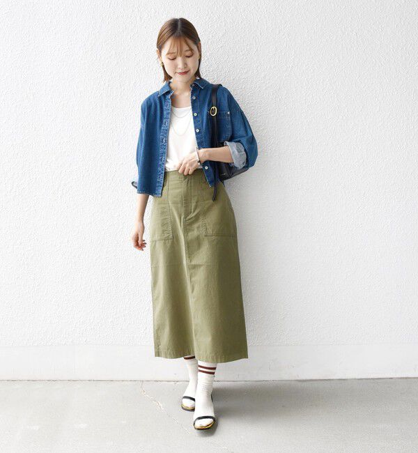 SHIPS for women「【WEB限定】〈洗濯機可能〉ベイカー フレア スカート」|スカート|