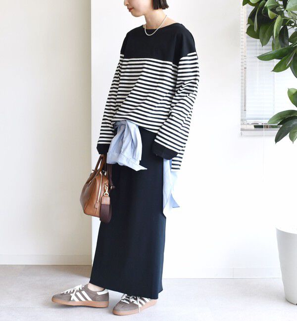 SHIPS for women「【WEB限定】〈洗濯機可能〉ビッグ バスク シャツ」|Tシャツ・カットソー|