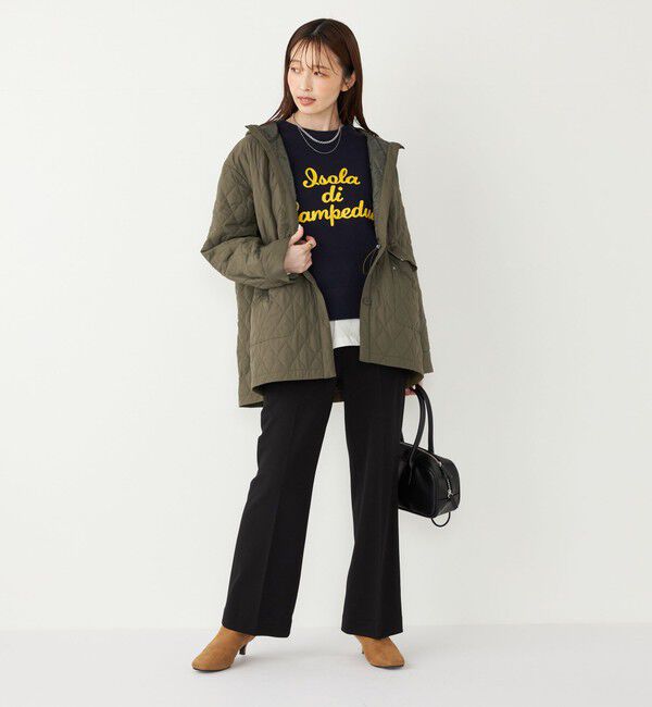 SHIPS Colors 「SHIPS Colors:〈手洗い可能〉スウェット ライク サガラ ロゴ ニット◇」|ニット・セーター|