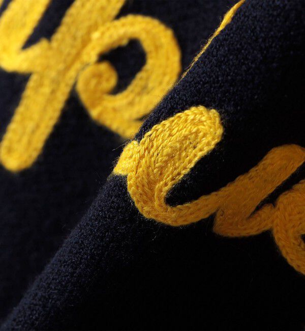 SHIPS Colors 「SHIPS Colors:〈手洗い可能〉スウェット ライク サガラ ロゴ ニット◇」|ニット・セーター|