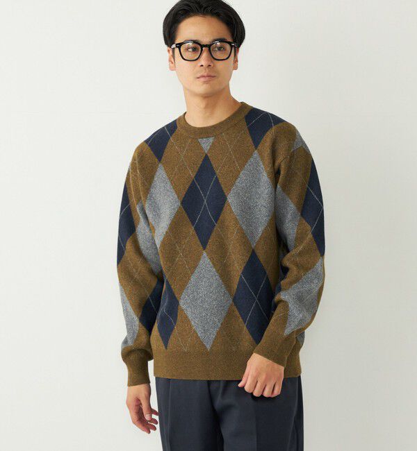 SHIPS Colors 「SHIPS Colors:〈洗濯機可能〉モチフワ 総柄 ニット◇」|ニット・セーター|