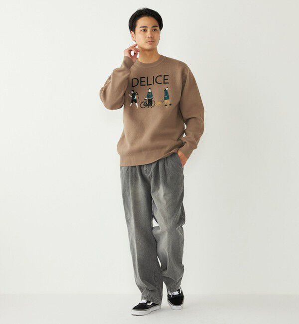 SHIPS Colors 「SHIPS Colors:〈洗濯機可能〉モチフワ 総柄 ニット◇」|ニット・セーター|