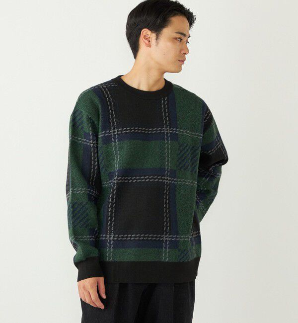 SHIPS Colors 「SHIPS Colors:〈洗濯機可能〉モチフワ 総柄 ニット◇」|ニット・セーター|