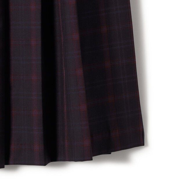 SHIPS Colors 「SHIPS Colors:チェック ワイド プリーツ スカート」|スカート|