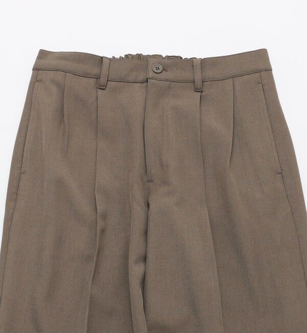 SHIPS「City Ambient Products: ツイル 2タック ワイド スラックス」|チノ|