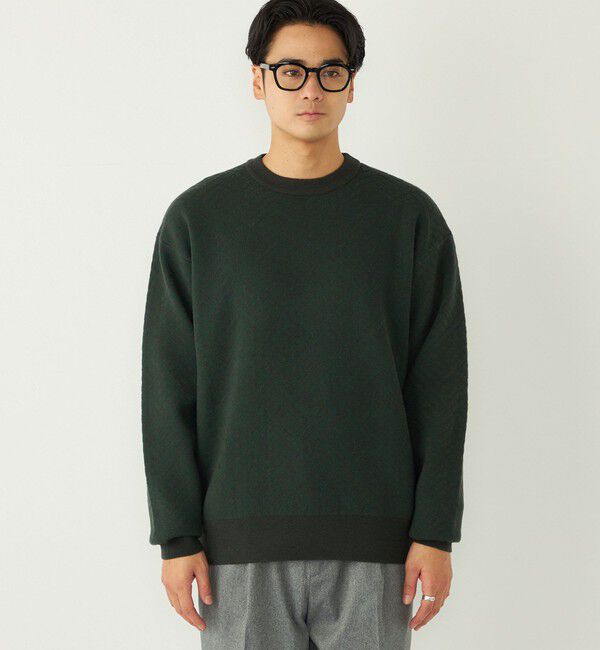 SHIPS Colors 「SHIPS Colors:〈手洗い可能〉Wフェイス ジャカード ニット」|ニット・セーター|