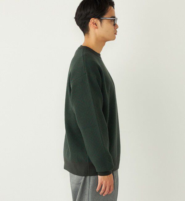 SHIPS Colors 「SHIPS Colors:〈手洗い可能〉Wフェイス ジャカード ニット」|ニット・セーター|