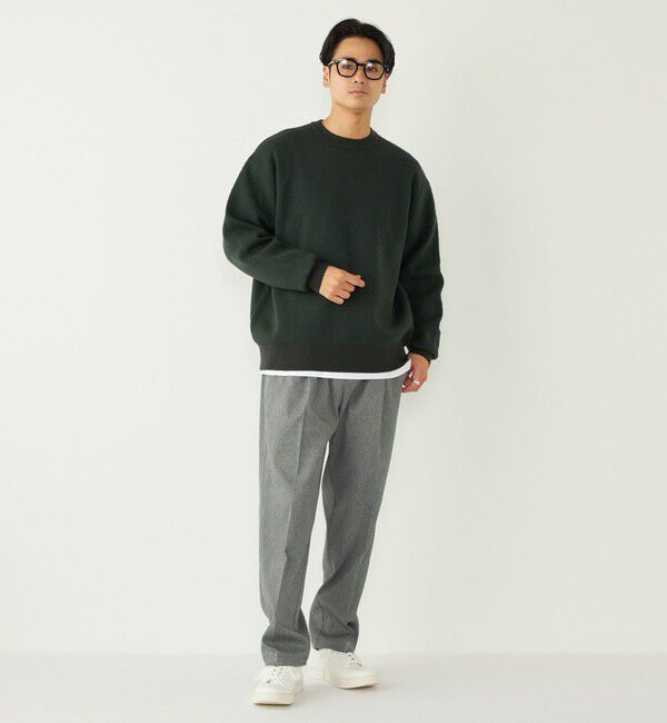 SHIPS Colors 「SHIPS Colors:〈手洗い可能〉Wフェイス ジャカード ニット」|ニット・セーター|