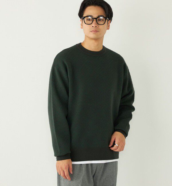 SHIPS Colors 「SHIPS Colors:〈手洗い可能〉Wフェイス ジャカード ニット」|ニット・セーター|