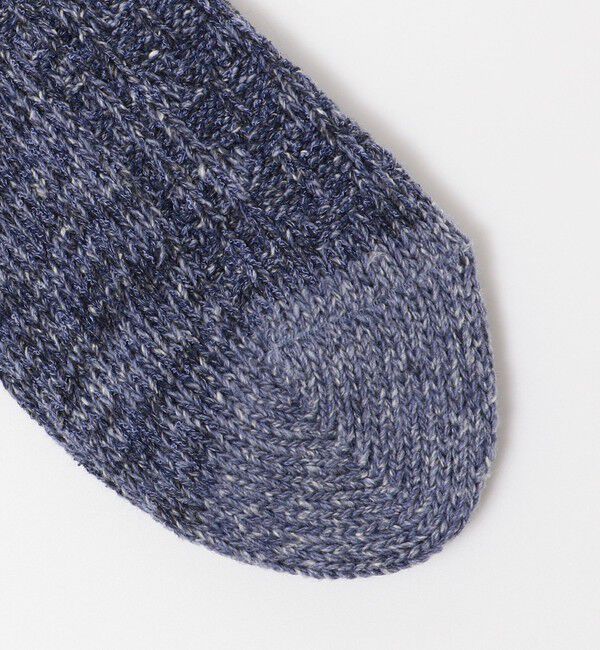 SHIPS「ANONYMOUS: BOUCLE NEP CABLE CREW」|ソックス|