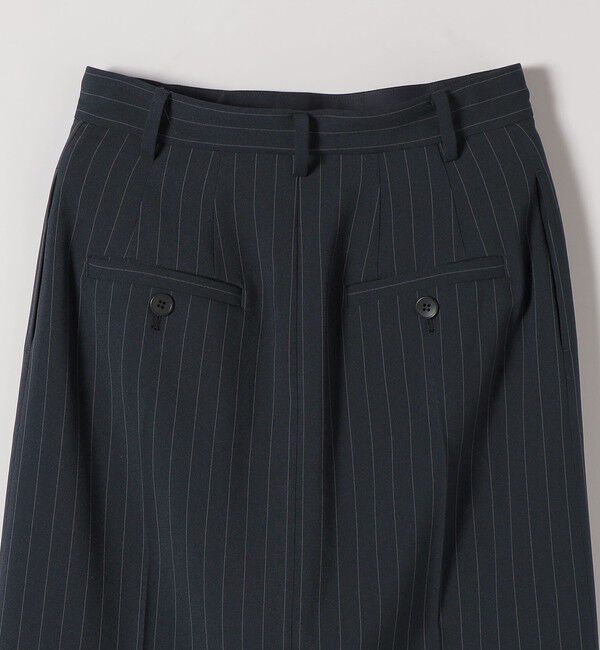 quaranciel「quaranciel:〈洗濯機可能〉ベルトデザイン Iライン スラックス スカート」|スカート|