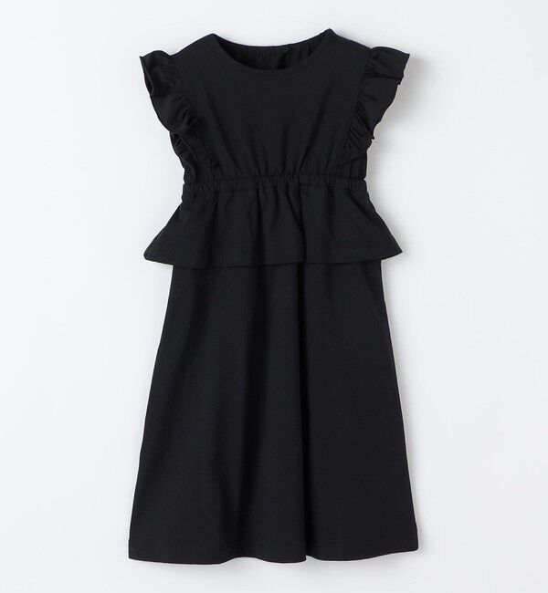 SHIPS Colors 「《予約》SHIPS Colors:110～150cm〈接触冷感・速乾・UVカット〉リンクワンピース◆」|ワンピース|ブラック