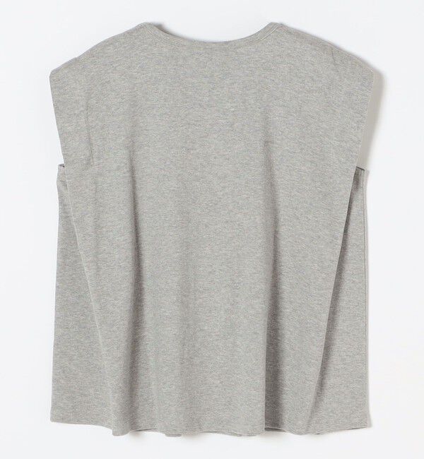 SHIPS any「《予約》SHIPS any:〈接触冷感/汗染み防止加工/洗濯機可能〉タック フレア ノースリーブ TEE」|Tシャツ・カットソー|