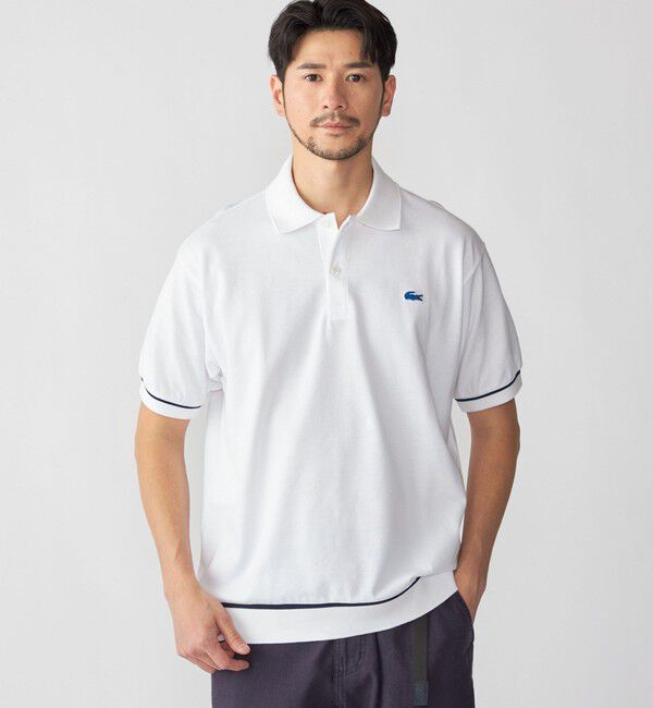 SHIPS「【SHIPS別注】LACOSTE: シャンティイー トリム ポロシャツ」|ポロシャツ|