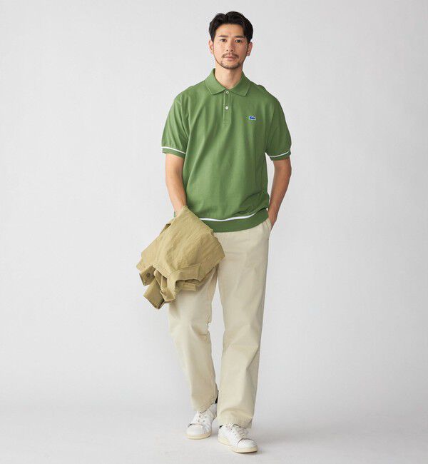 SHIPS「【SHIPS別注】LACOSTE: シャンティイー トリム ポロシャツ」|ポロシャツ|